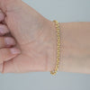Video image preview for Finished Heavy Round Semi-Solid Cable Bracelet in 14K Yellow Gold (1.05 mm - 3.80 mm)