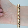 Video image preview for Stretchable Beaded Bracelet in 14K Gold-Filled (4.00 mm - 8.00 mm)