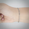 Video image preview for Finished Curb Bracelet in Platinum (1.00 mm - 2.70 mm)