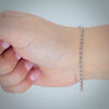 Video image preview for Finished Rolo Bracelet in 14K White Gold (1.15 mm - 2.50 mm)