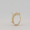 Video image preview for Four Prong Oval Filigree Settings in Sterling Silver (5.00 x 3.00 mm - 20.00 x 15.00 mm)