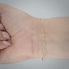 Video image preview for Finished Classic Figaro Semi-Solid Bracelet in 14K Yellow Gold (1.80 mm - 6.60 mm)