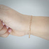 Video image preview for Finished Figure Eight Bracelet in 14K Yellow Gold (2.30 mm - 3.70 mm)