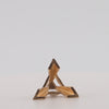 Video image preview for V-End Triangle Shape Tapered Solitaire Settings With Peg in Sterling Silver (3.00 mm - 9.00 mm)