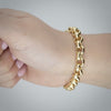 Video image preview for Finished Semi-Solid Round Rolo Bracelet in 14K Yellow Gold (2.50 mm - 8.00 mm)