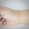 Video image preview for Finished Elongated Diamond Cut Cable Bracelet in 14K Yellow Gold (1.00 mm - 5.10 mm)