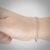 Video image preview for Finished Wheat Bracelet in 14K White Gold (1.25 mm - 2.00 mm)