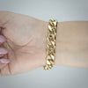 Video image preview for Finished Classic Curb Bracelet in 14K Yellow Gold (1.23 mm - 11.00 mm)