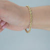 Video image preview for Finished Handmade Semi-Solid Rope Bracelet in 14K Yellow Gold (2.20 mm - 4.20 mm)