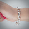 Video image preview for Bulk / Spooled Handmade Chain in Sterling Silver (9.50 mm)