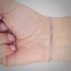 Video image preview for Finished Franco Foxtail Bracelet in 14K White Gold (1.50 mm - 2.50 mm)