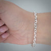 Video image preview for Finished Diamond Cut Cable Necklace in Sterling Silver (1.20 mm - 7.50 mm)