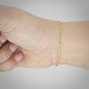 Video image preview for Finished Stud (Satellite) Curb Bracelet in 14K Yellow Gold (1.00 mm)