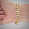 Video image preview for Finished Classic Curb Necklace in Sterling Silver 18K Yellow Gold Finish  (1.50 mm - 11.00 mm)