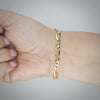 Video image preview for Finished Classic Figaro Bracelet in 14K Yellow Gold (1.50 mm - 11.50 mm)
