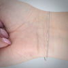 Video image preview for Finished Classic Curb Bracelet in 14K White Gold (1.23 mm - 5.20 mm)
