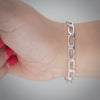 Video image preview for Finished Elongated Curb Necklace in Sterling Silver (5.80 mm - 11.70 mm)