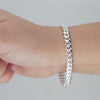 Video image preview for Finished Round Curb Bracelet in Sterling Silver (4.30 mm - 6.10 mm)