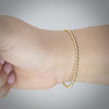 Video image preview for Finished Round Bead Bracelet in 18K Yellow Gold (1.20 mm - 2.50 mm)