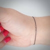Video image preview for Finished Black Ruthenium Multi-Studded (Satellite) Cable Necklace in Sterling Silver (1.30mm)