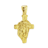 14K Gold Christ Head Pendant (34 x 18 mm)