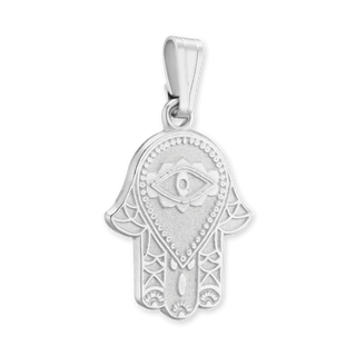 14K Gold Hamsa Pendant (19 x 12 mm)