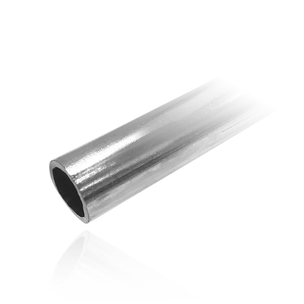 Sterling Silver Oval Hard Tubing