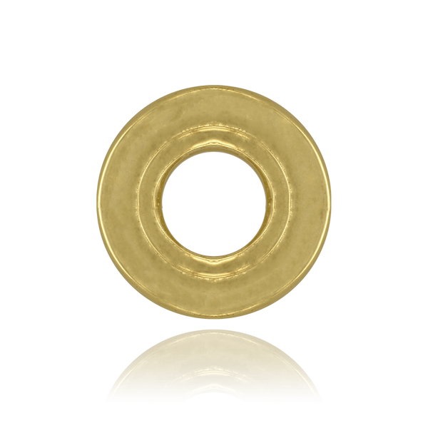 Round Bezel with Rings in 14K Gold (2.75 mm - 3.60 mm)