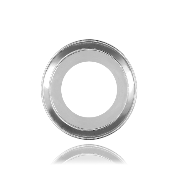 Round High Bezels Tapered With Bearing in Sterling Silver (3.00 mm - 8.00 mm)