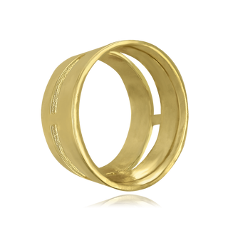 Round Tapered Bezels With Airline in 14K Gold (2.50 mm - 13.00 mm)