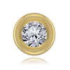 Round Wide Base Bezels in 14K Gold (4.00 mm - 6.50 mm)