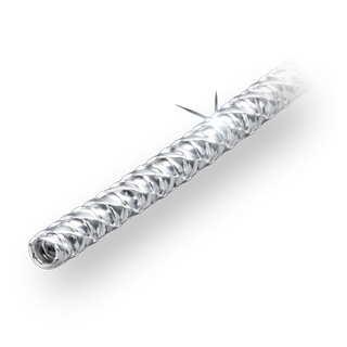 Sterling Silver Round Glitter Soft Wire