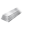 Sterling Silver Flat Medium Plate (Sheet) (0.75" width)