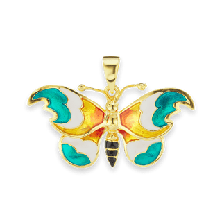 Butterfly Charm in Sterling Silver (21 x 32mm)