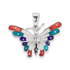 Butterfly Charm in Sterling Silver (21 x 22mm)