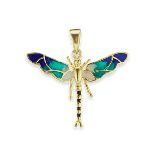 Dragonfly Charm in Sterling Silver (28 x 30mm)