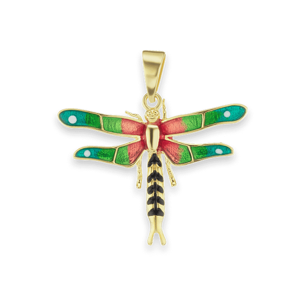Dragonfly Charm in Sterling Silver (29 x 28mm)