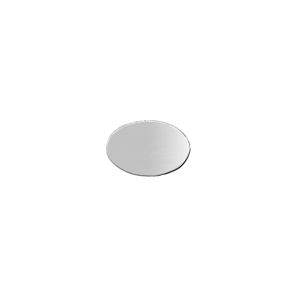 Sterling Silver Oval Disc (.040" thickness)