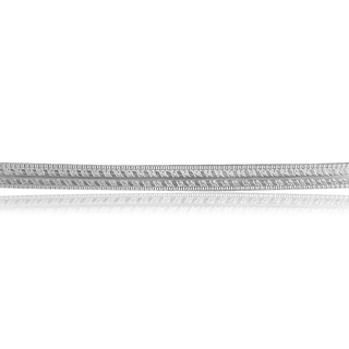 Sterling Silver Miligrain Pattern (17" Long) Domed Soft Wire WPDM15