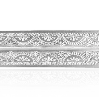 Sterling Silver Filigree Pattern (17" Long) Flat Soft Wire WPFL13