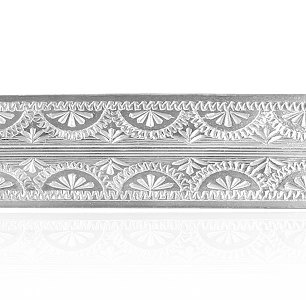 Sterling Silver Filigree Pattern (17" Long) Flat Soft Wire WPFL13