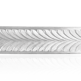 Sterling Silver Leaf Pattern (17" Long) Flat Soft Wire WPFL21