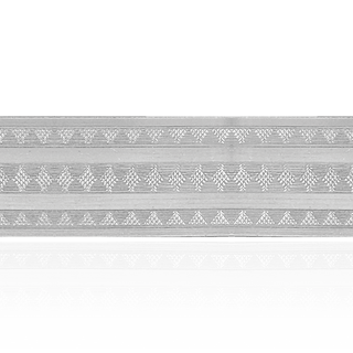 Sterling Silver Diamond Pattern (17" Long) Flat Soft Wire WPFL24