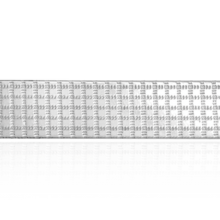Sterling Silver Plaid Pattern (17" Long) Flat Soft Wire WPFL30
