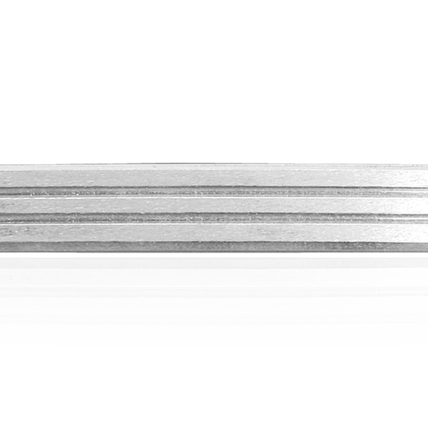 Sterling Silver Stripe Pattern (17" Long) Flat Soft Wire WPFL46