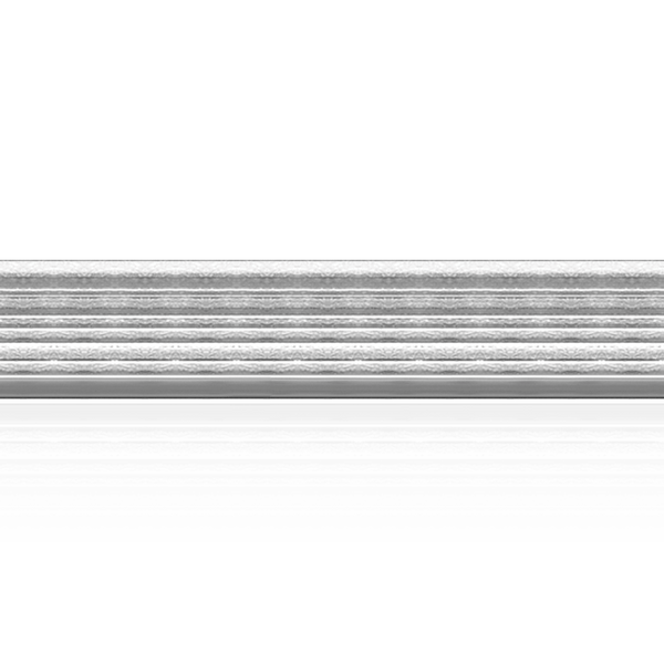 Sterling Silver Stripe Pattern (17" Long) Flat Soft Wire WPFL47