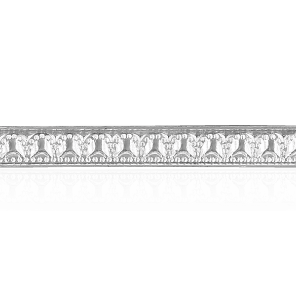 Sterling Silver Filigree Pattern (17" Long) Flat Soft Wire WPFL62