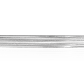 Sterling Silver Stripe Pattern (17" Long) Flat Soft Wire WPFL2-65