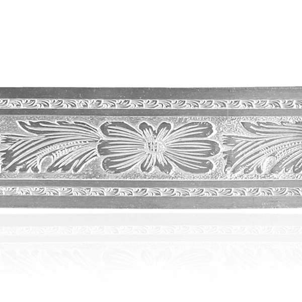 Sterling Silver Star Pattern (17" Long) Flat Soft Wire WPFL7