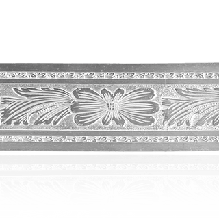 Sterling Silver Star Pattern (17" Long) Flat Soft Wire WPFL7